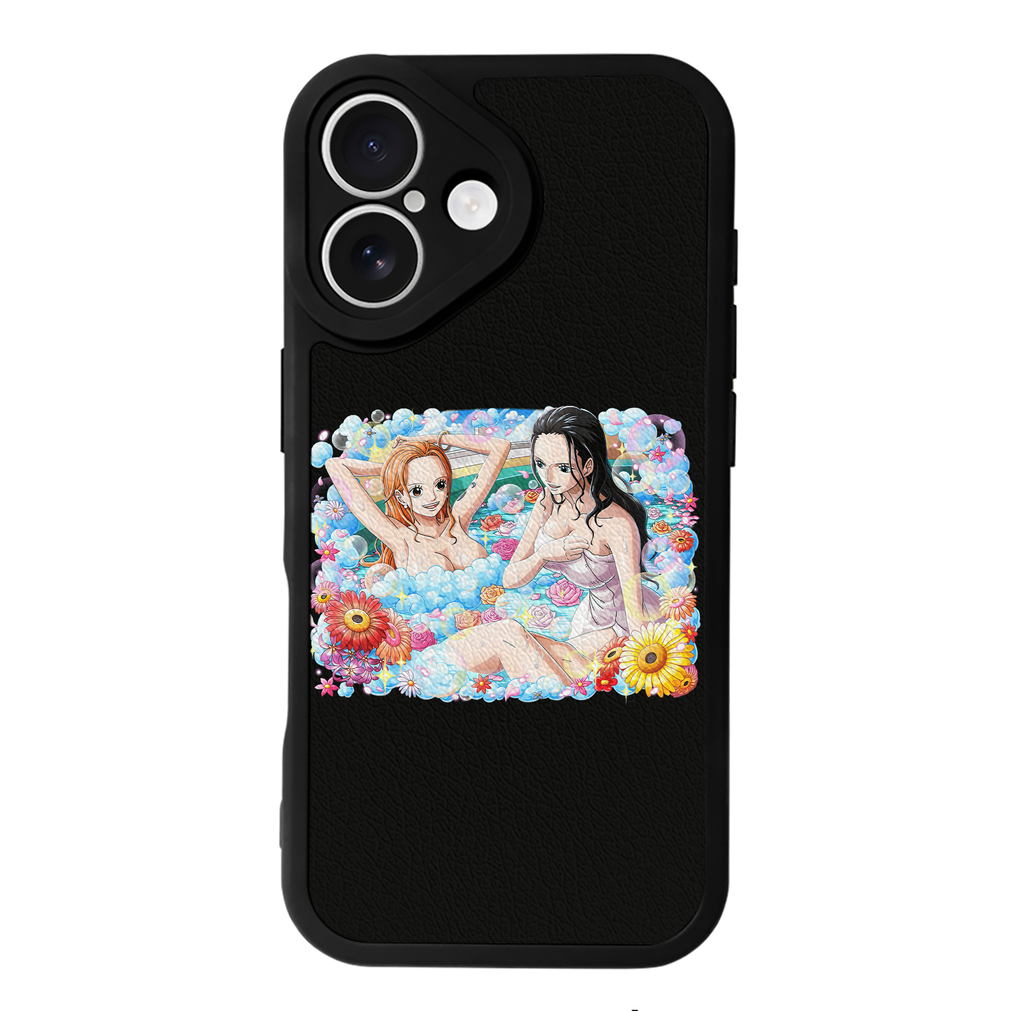 （画像用） ワンピース ニコ・ロビン ONE PIECE Nico Robin 【iPhone 16シリーズ対応】シリコンスマホケース（レザー調） 材質：シリコン